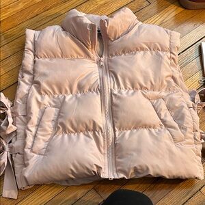 Women's Pink Puffer Vest